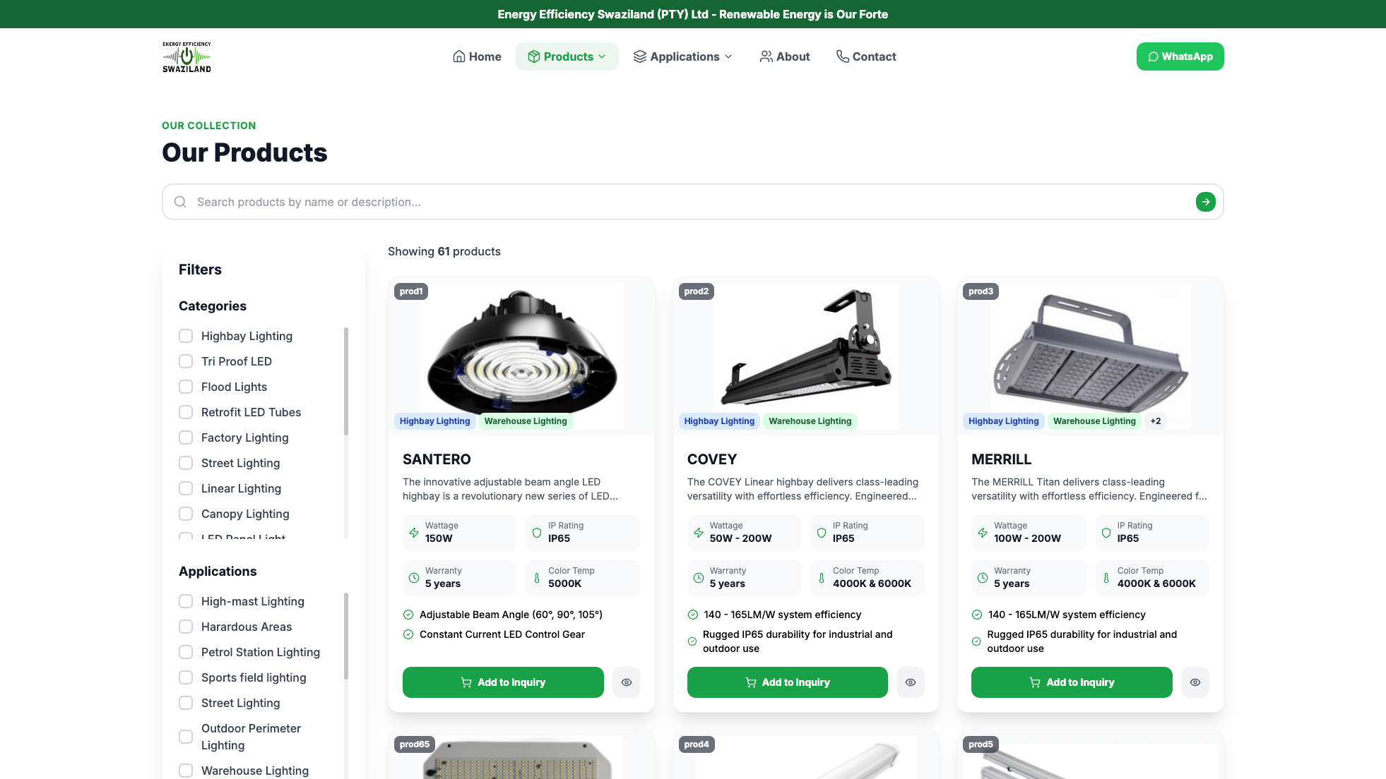 Energy Efficiency Swaziland